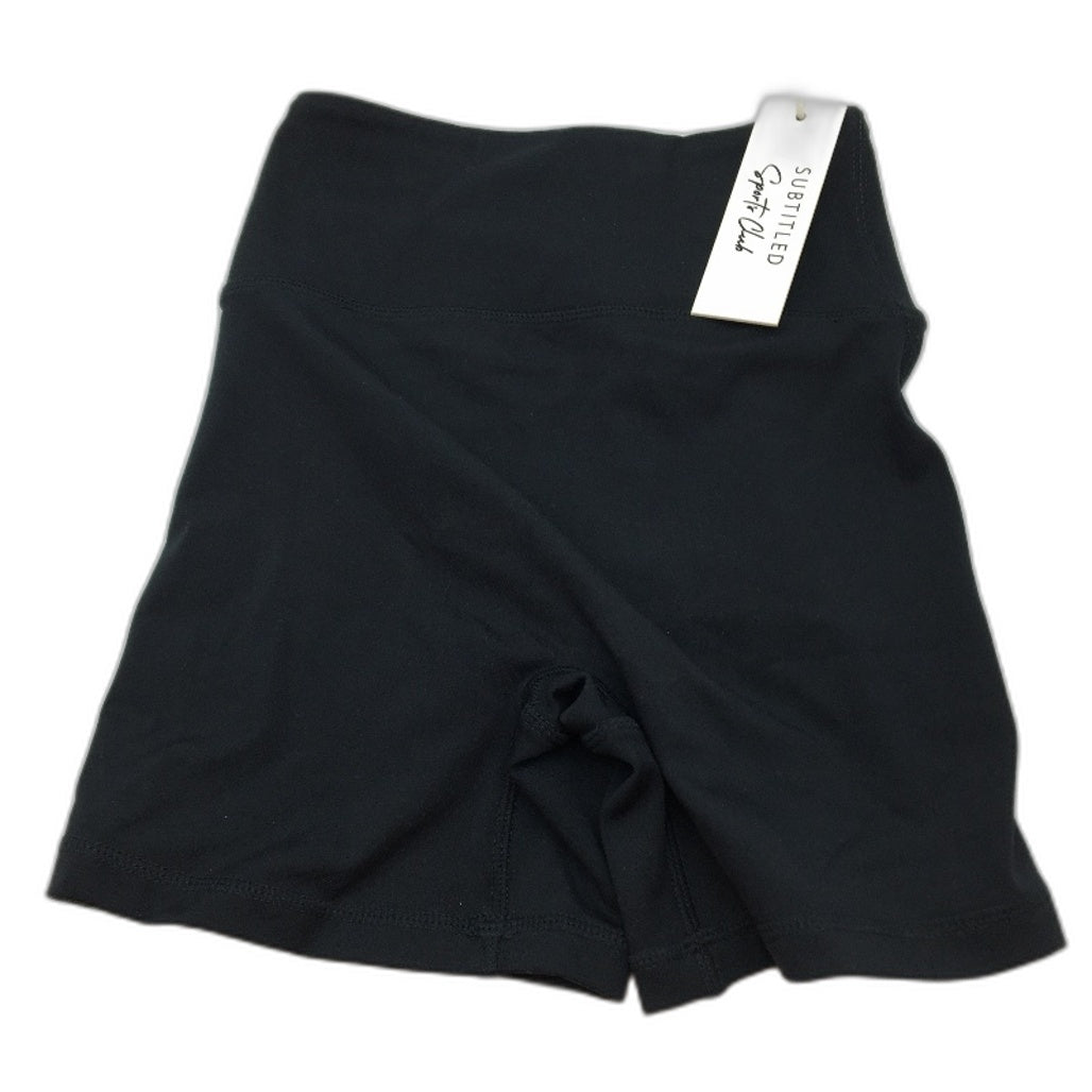Subtitled Sports Club Black High Waisted Hot Shorts Ladies Size XS - Polyester/Elastane Lightweight Design NEW