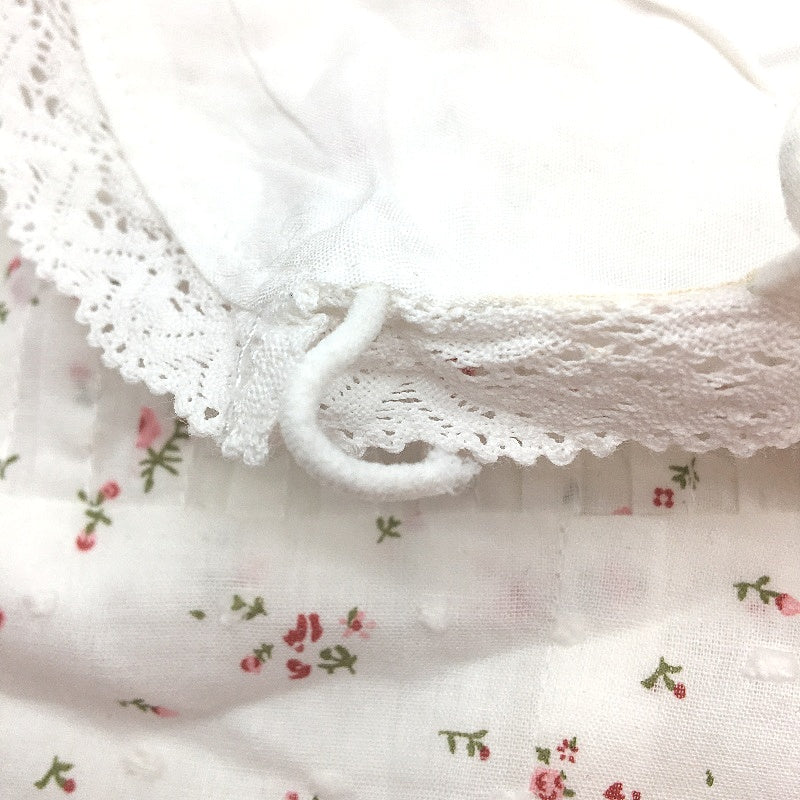 Love Notes Rosie Rose Pattern Tie Knot White Corset Top Ladies Size Small NEW