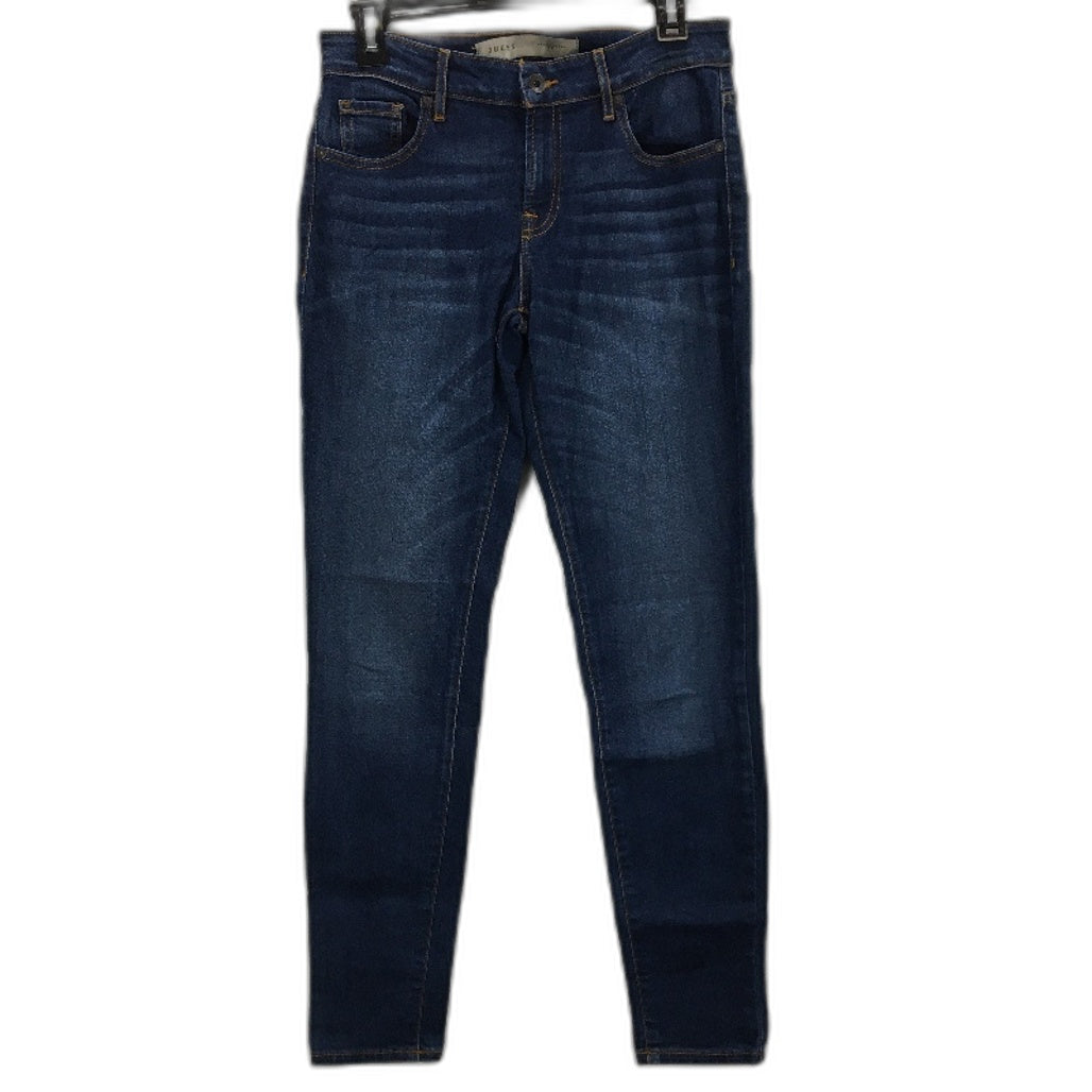 GUESS Power Curvy Mid Rise Blue Jeans for Women - Size 28, Cotton Viscose Blend
