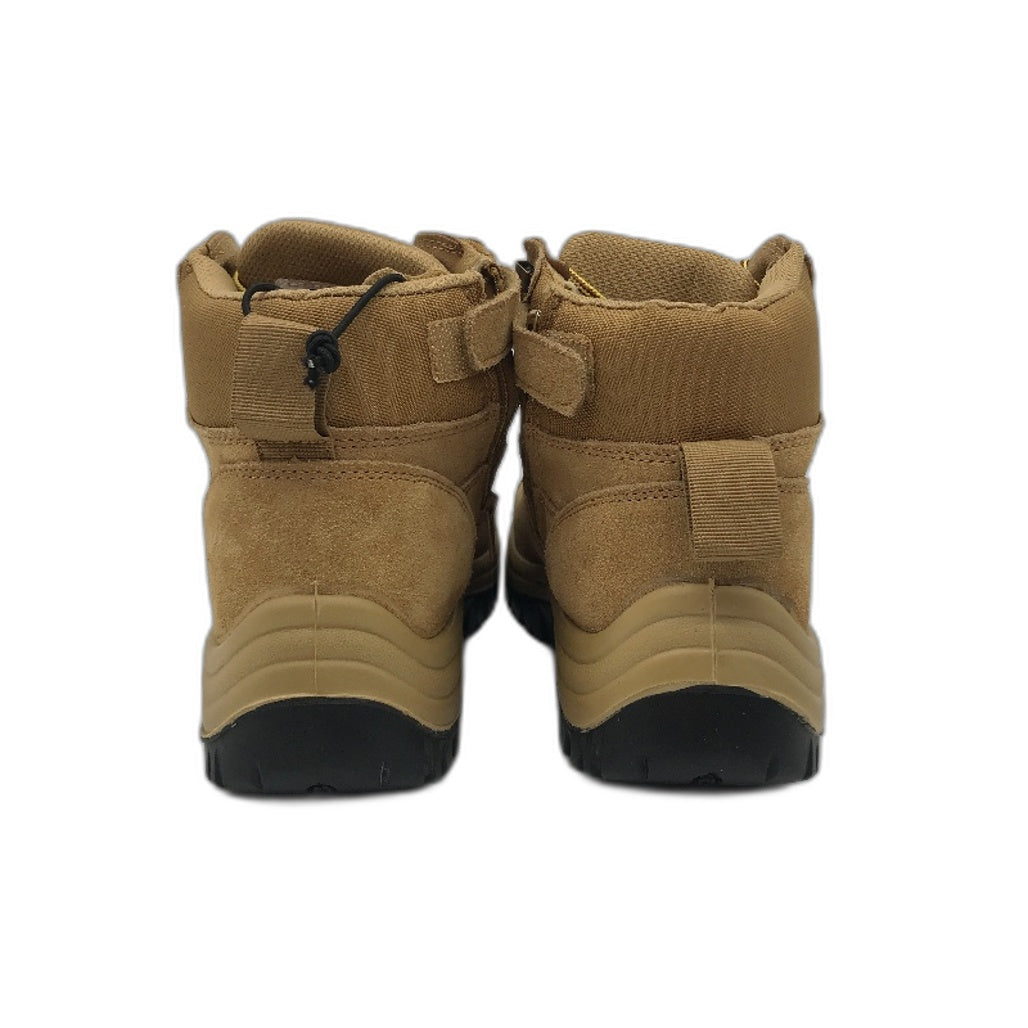 Blackhawk Aust Standard Steel Toe Cap Safety Boots Leather Wheat Mens Size 9 NEW