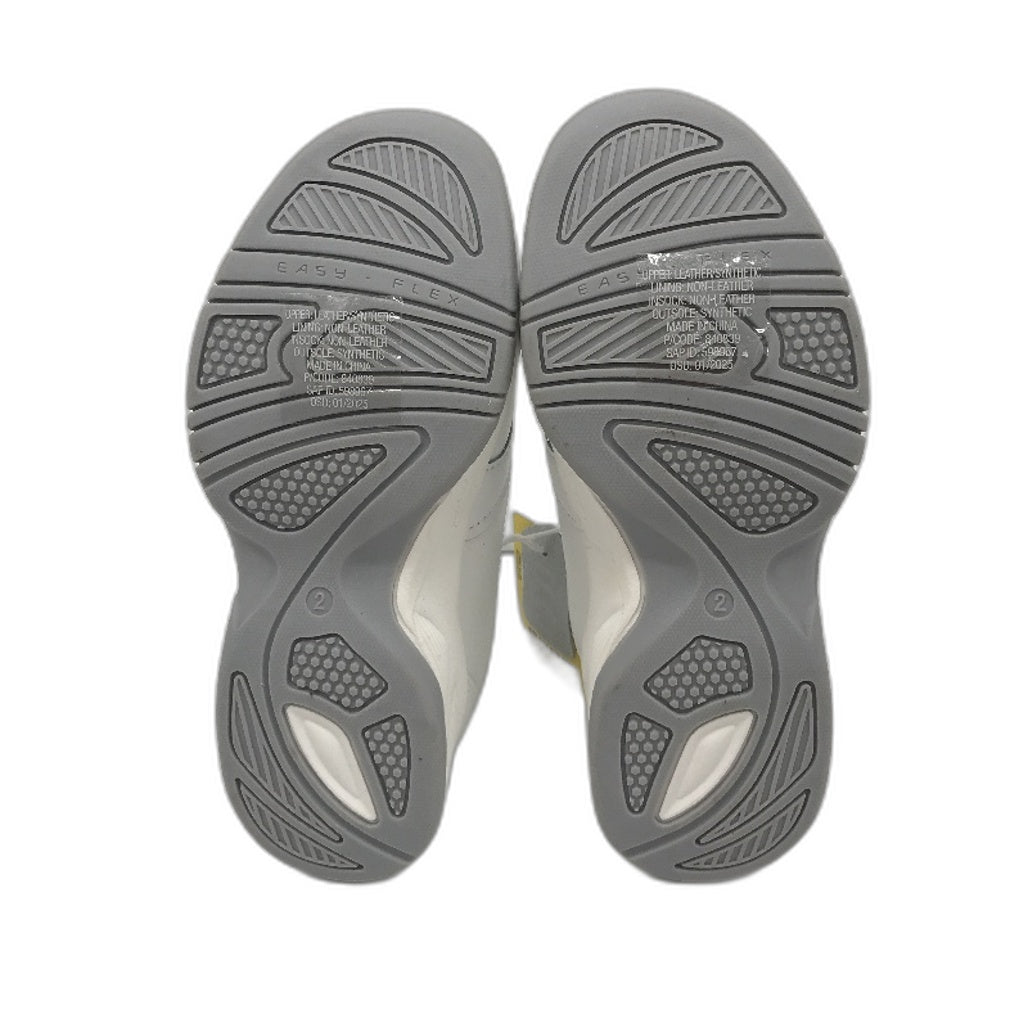 Lily Dan White Premium Jogger Sport School Shoes Lace-Up Size