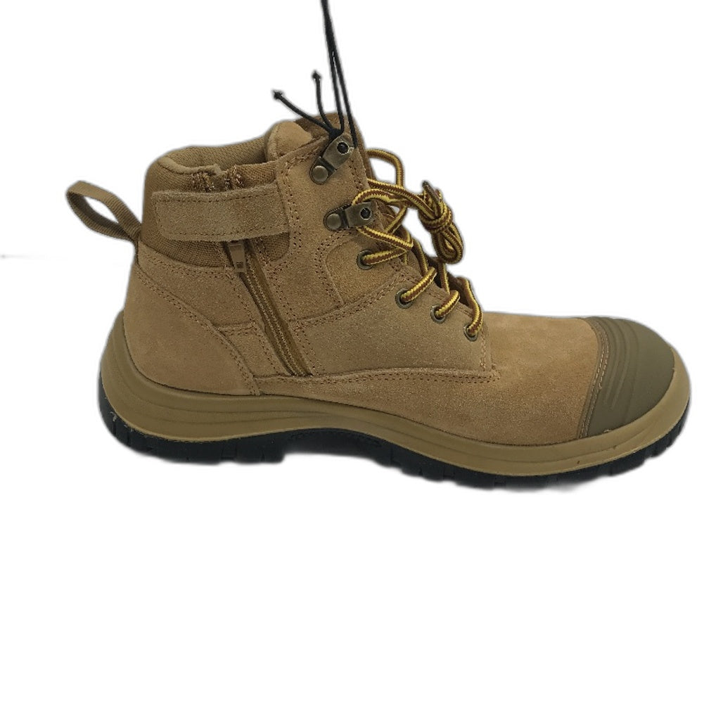 Blackhawk Aus Standard Steel Toe Cap Safety Boots Leather Wheat Mens Size 10 NEW