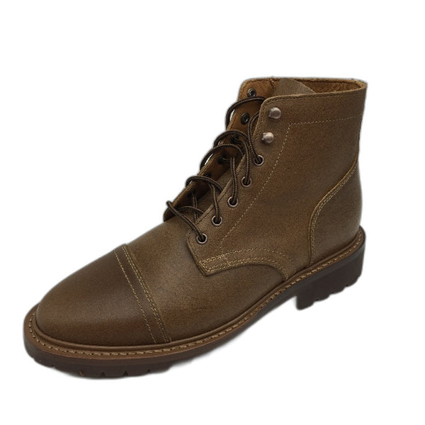 Thursday Boot Company Brown Leather Coyote Storm Captain Boots Mens Sze US 9 NEW