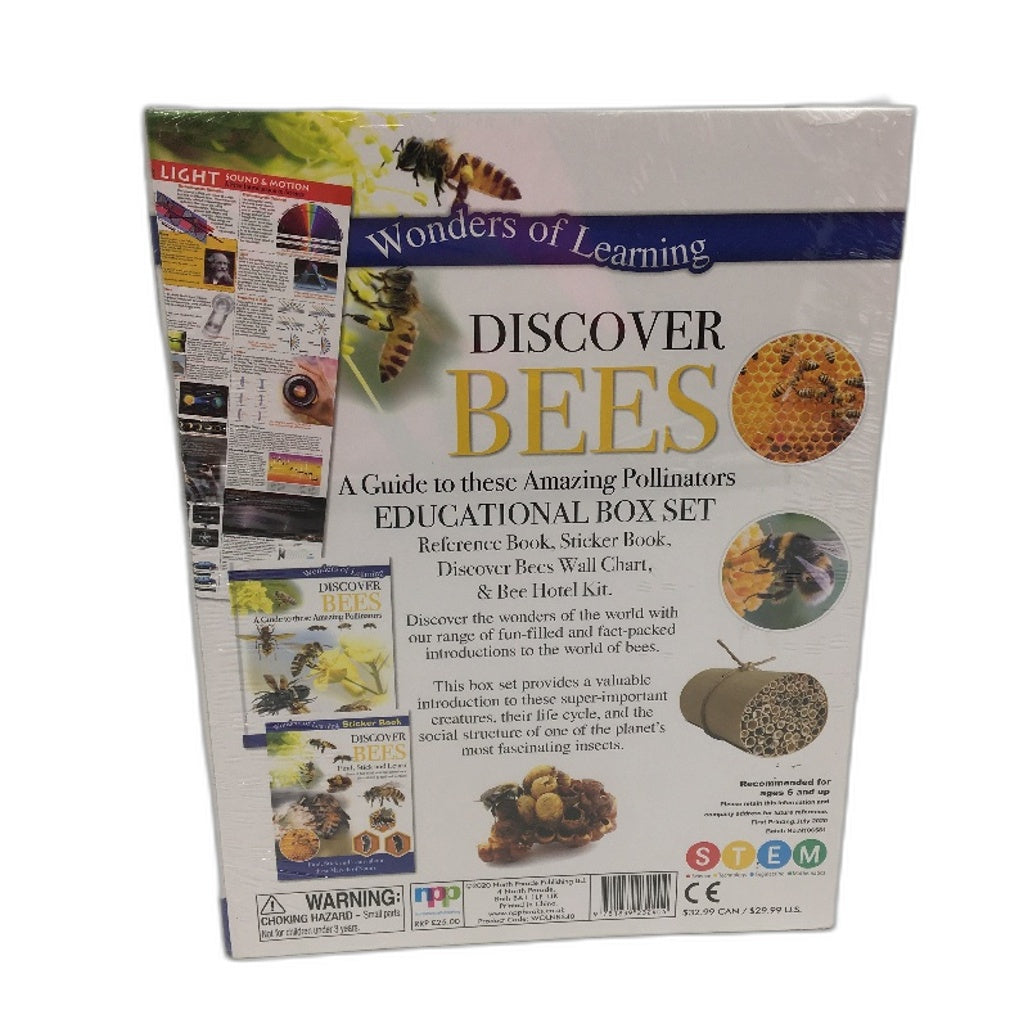 Wonders Of Learning Discover Bees Educational Box Set Include Bee Hotel NEW