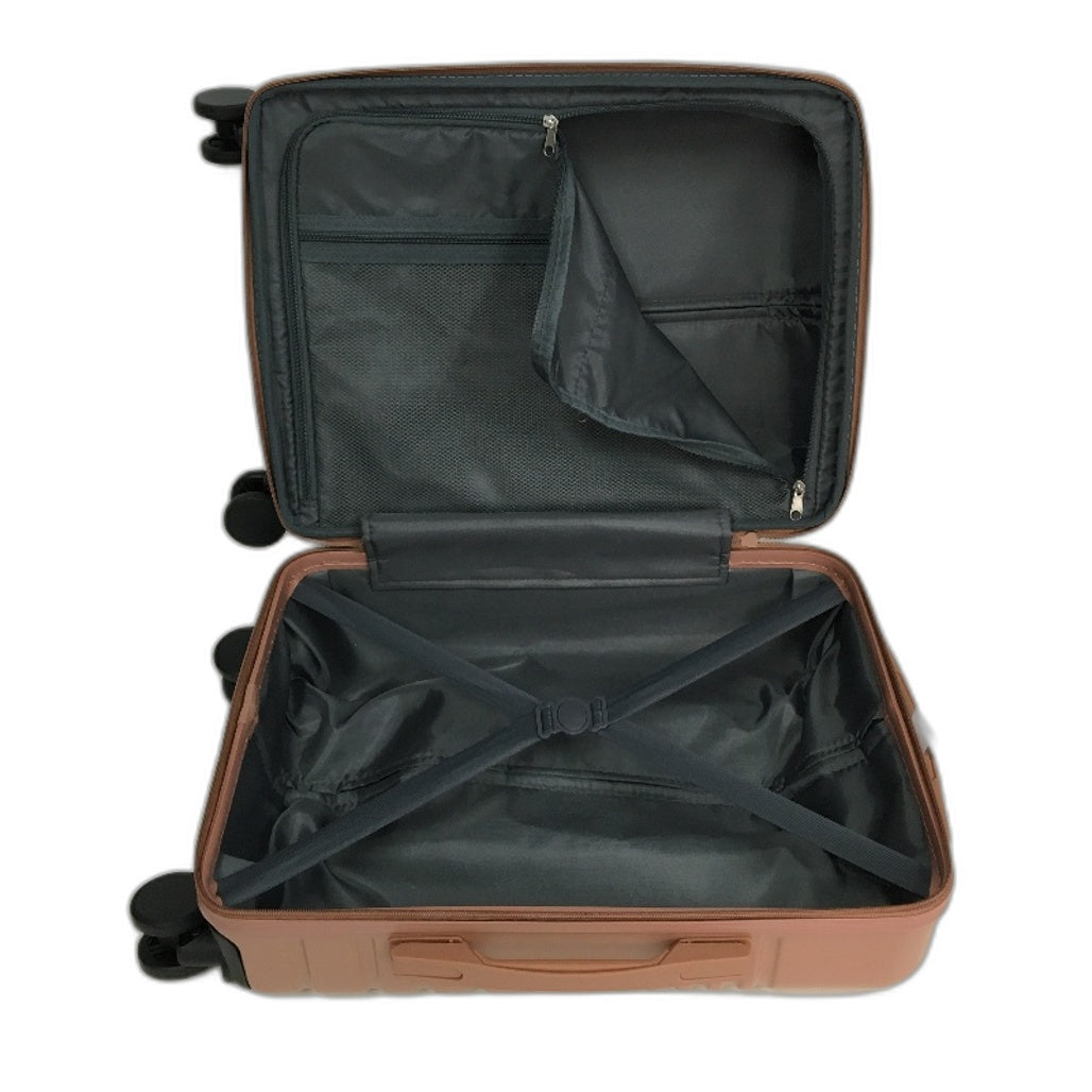 Sunway Terracotta Carry On TSA Lockable 45cm Hard Shell Travel Suitcase NEW