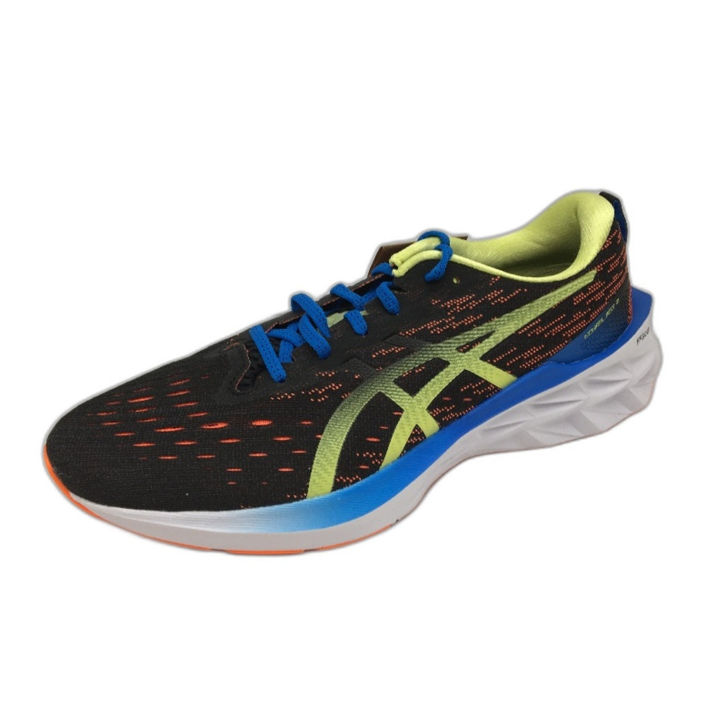 Asics Ortholite Novablast 2 Black Shock Orange Sneakers Mens US12 EU 46.5 NEW