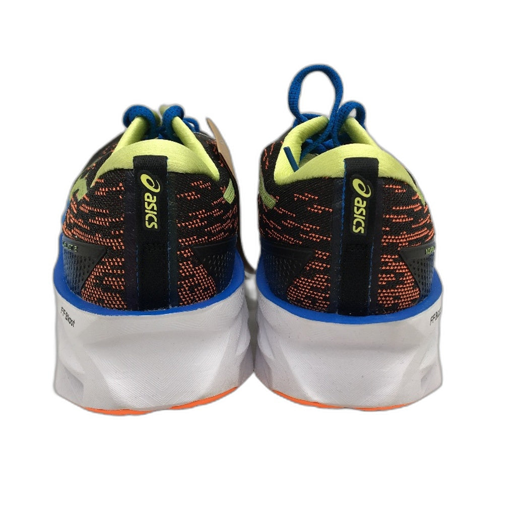 Asics Ortholite Novablast 2 Black Shock Orange Sneakers Mens US12 EU 46.5 NEW