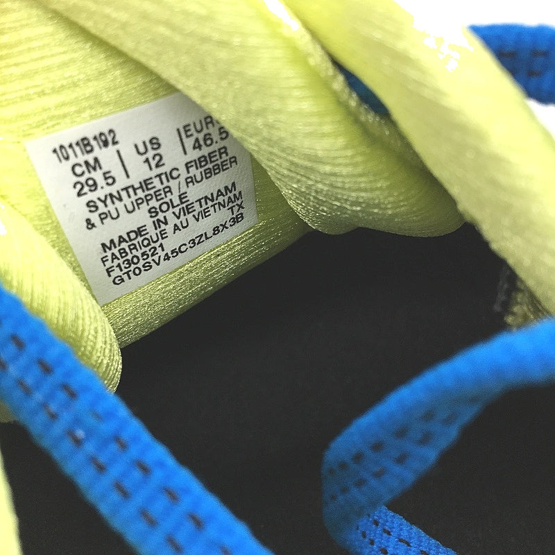 Asics Ortholite Novablast 2 Black Shock Orange Sneakers Mens US12 EU 46.5 NEW