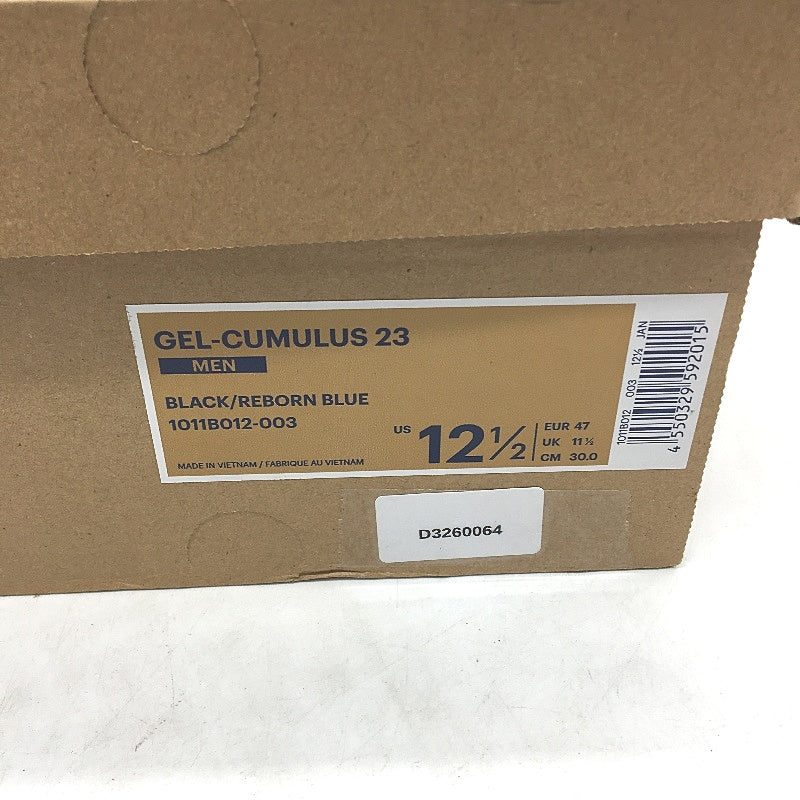 Asics Ortholite Gel-Cumulus 23 Flyte Foam Black Sneakers Mens US 12.5 EU 47 NEW