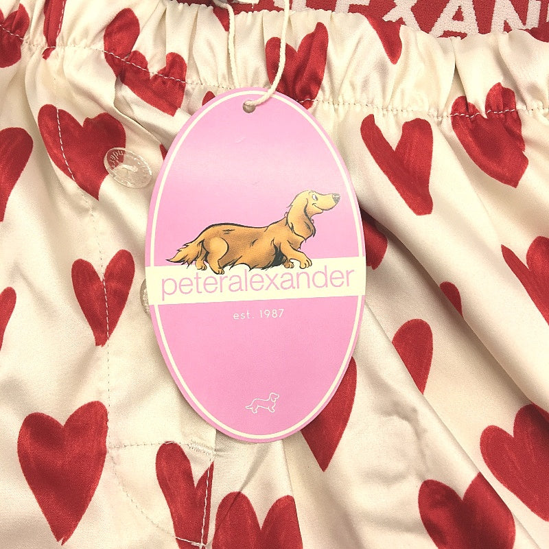 Peter Alexander Just Married Satin Hearts Boxer Shorts Ladies Size XS NEW