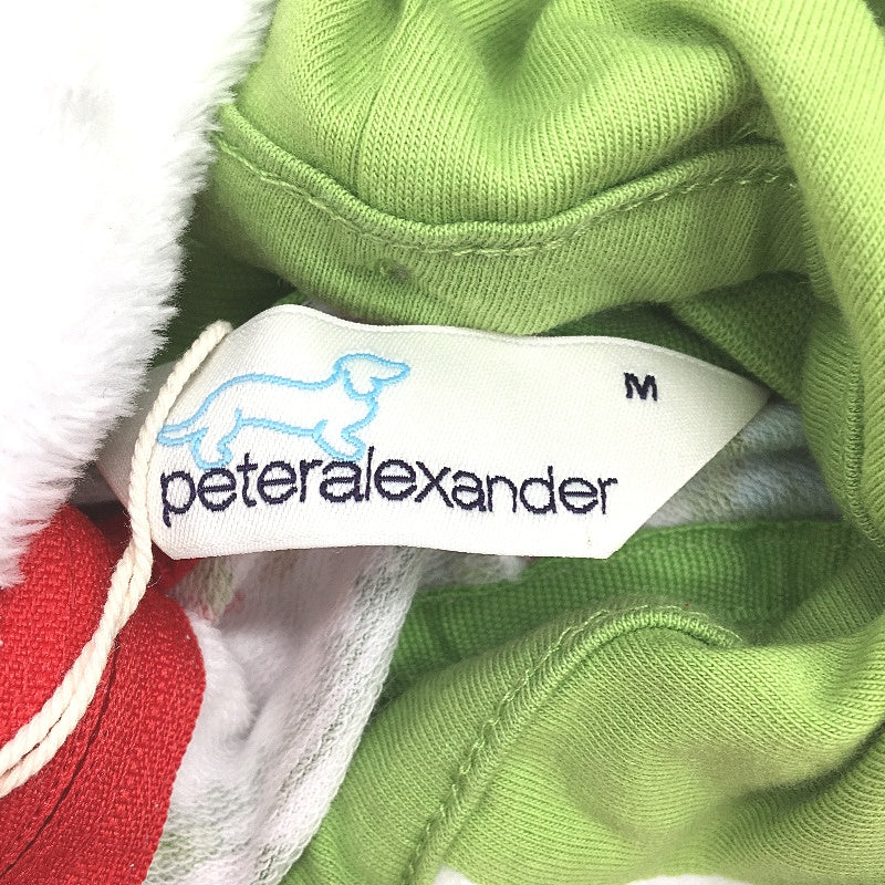 Peter Alexander The Grinch Fair Isle Fur Lined Hood Dog Hoodie Size Medium NEW