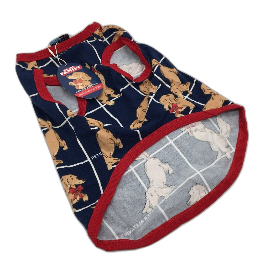 Peter Alexander Penny Wonderdog Navy Cotton Dog Tee Size Medium NEW