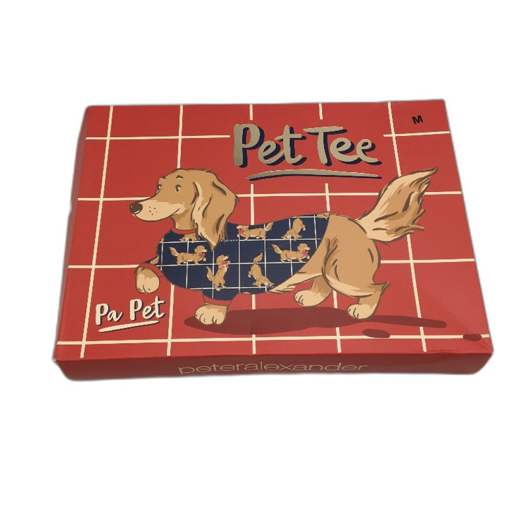 Peter Alexander Penny Wonderdog Navy Cotton Dog Tee Size Medium NEW