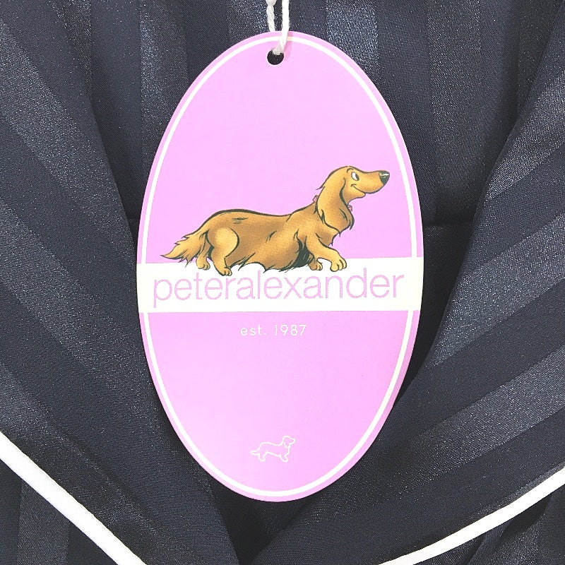 Peter Alexander Black Stripe Chic Satin Shortie PJ Set Ladies Size XS NEW