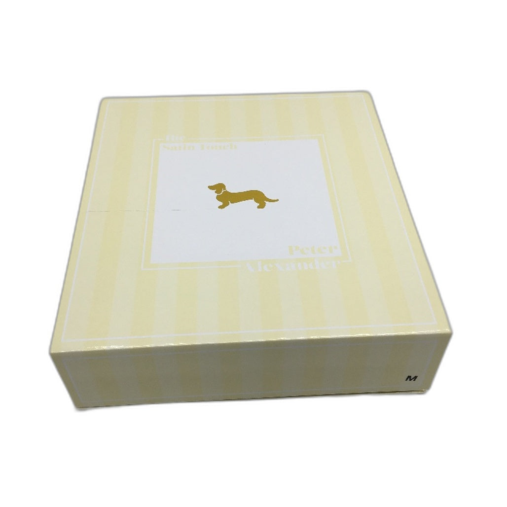 Peter Alexander Butter Stripe Chic Satin Shortie PJ Set Ladies Size Medium NEW