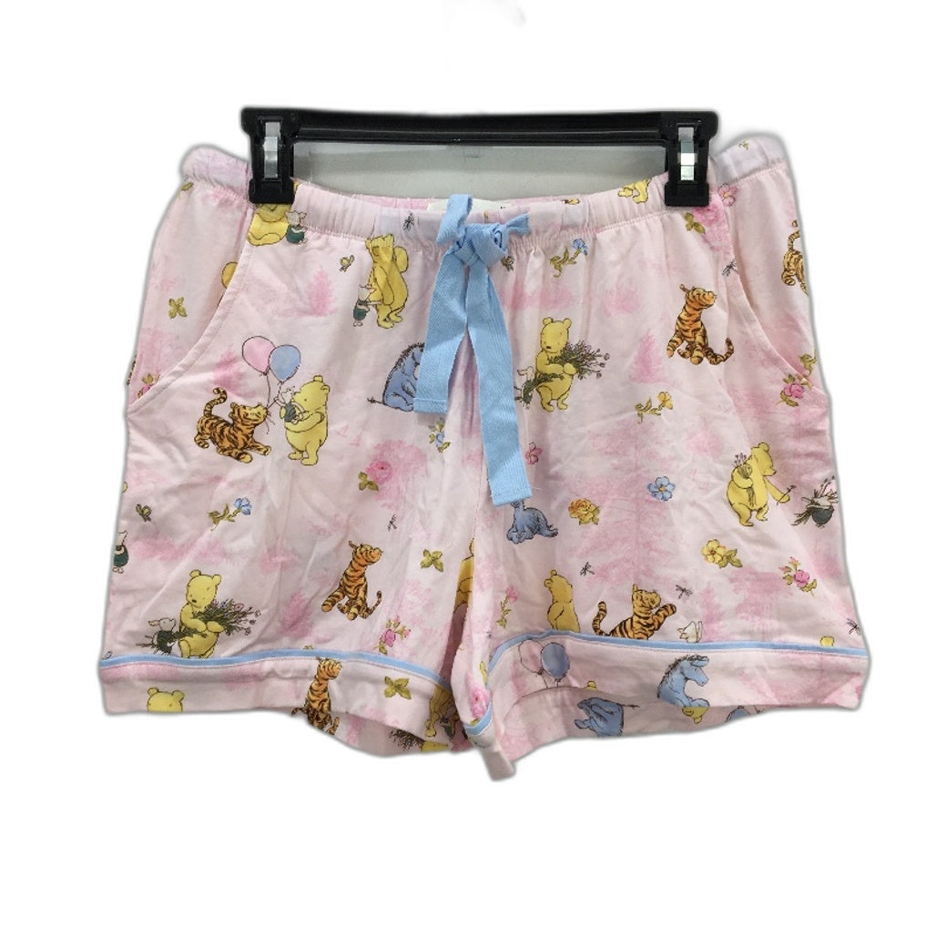 Peter Alexander Winnie The Pooh Pink Cotton PJ Shorts Ladies Size Medium NEW
