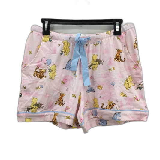 Peter Alexander Winnie The Pooh Pink Cotton PJ Shorts Ladies Size Medium NEW