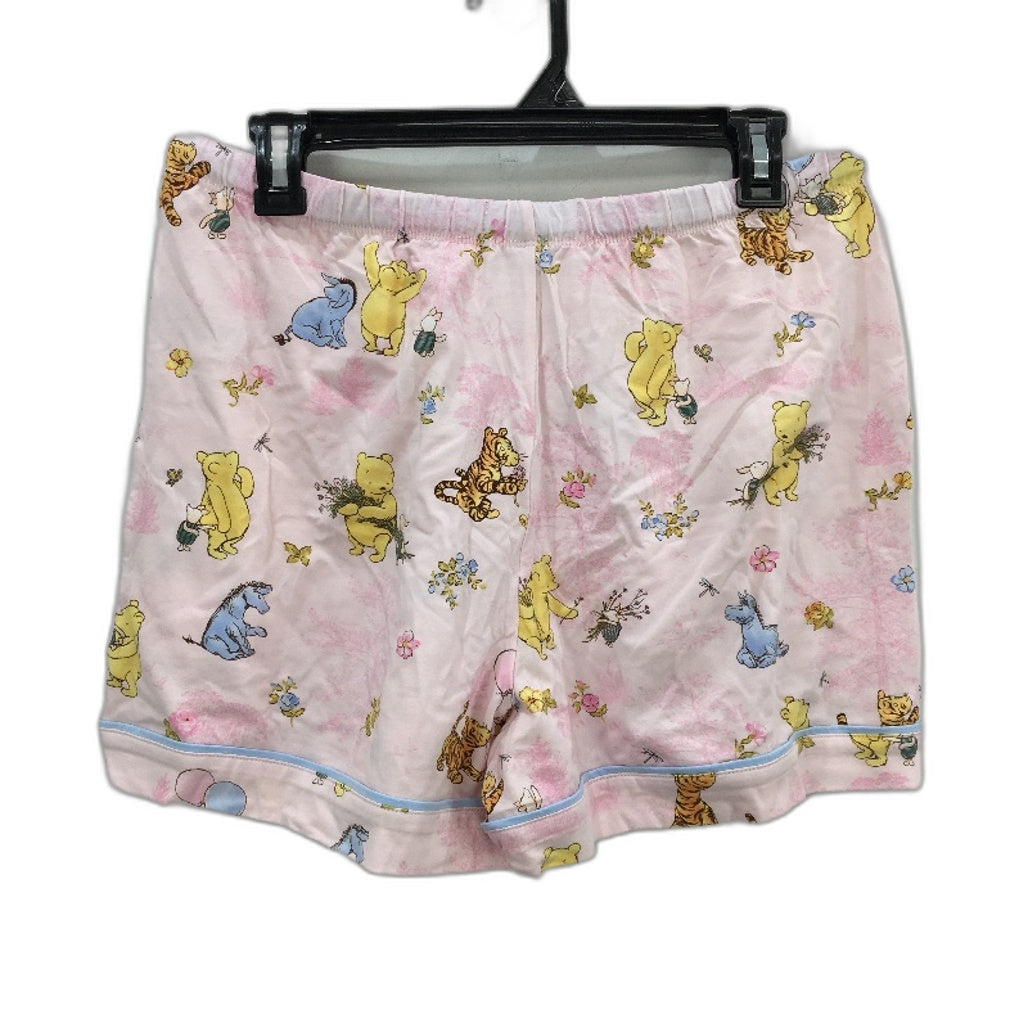 Peter Alexander Winnie The Pooh Pink Cotton PJ Shorts Ladies Size Medium NEW