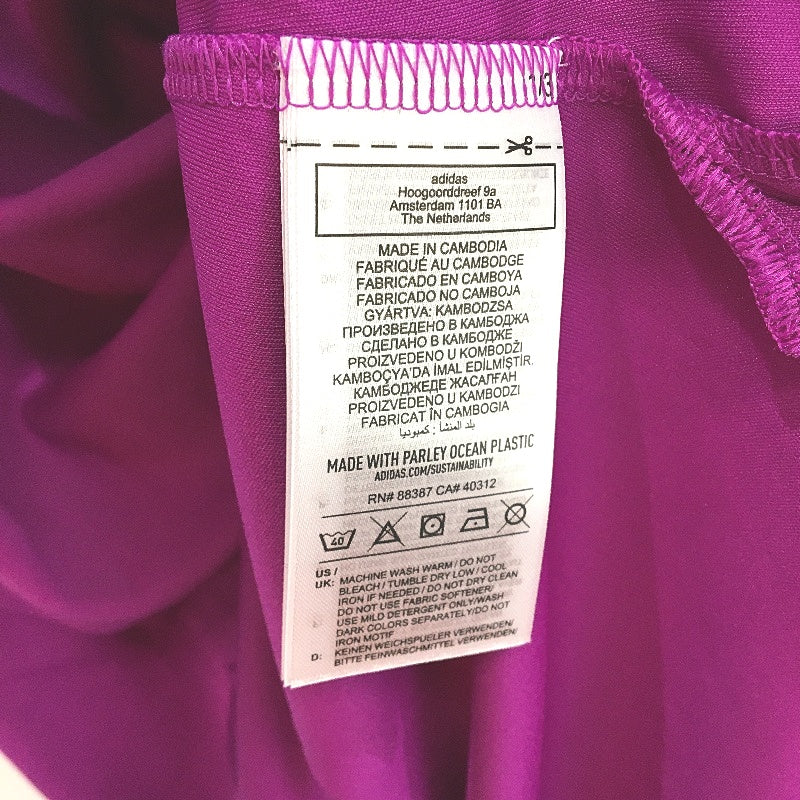 Adidas PrimeBlue AeroReady 3 Stripes Purple Tank Top Ladies Size Medium NEW