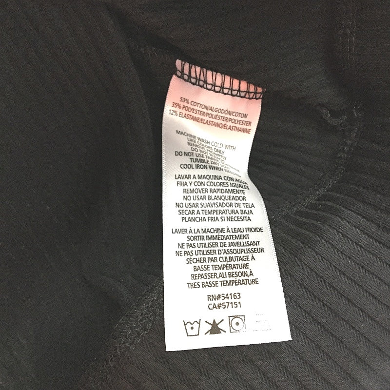 Tommy Hilfiger Ribbed Crop Black Pullover Hooded Sweater Ladies Size Small NEW