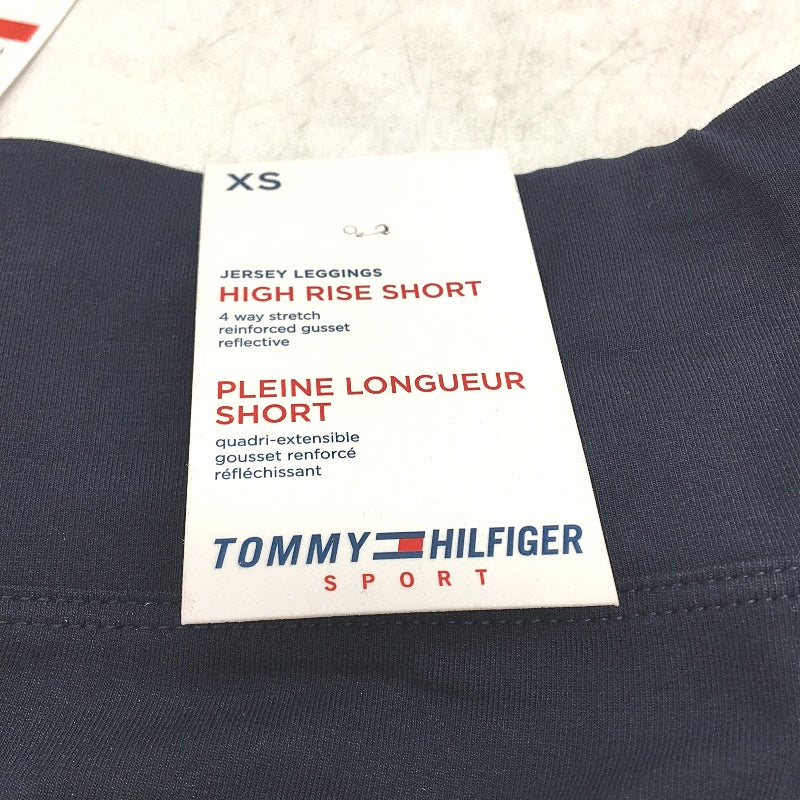 Tommy Hilfiger Sport Navy Blue High Rise Biker Shorts Ladies Size XS NEW