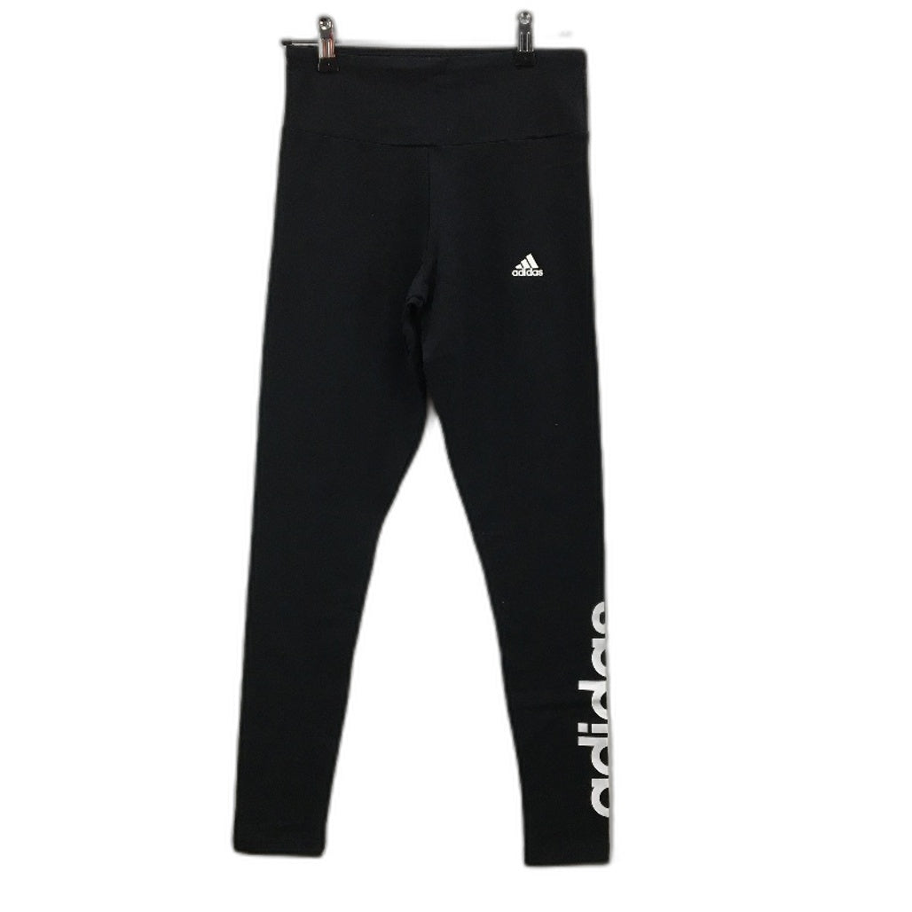 Adidas Essentials Black High Waisted Logo Leggings Ladies Size Small NEW