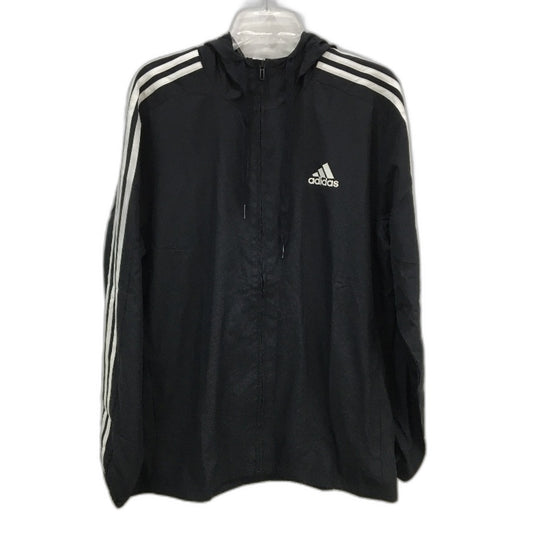 Adidas 3 Stripes AeroReady Black Windbreaker Training Jacket Mens Size M NEW