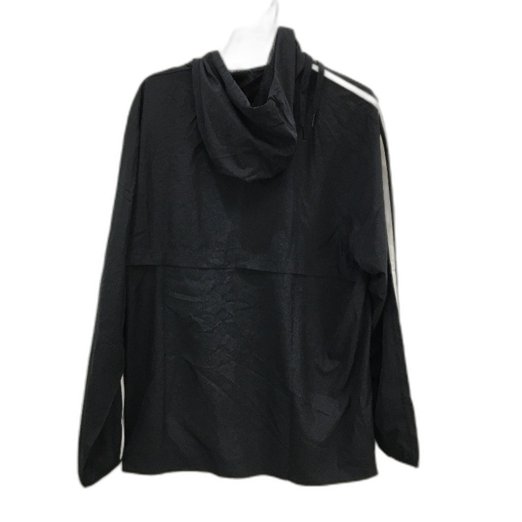 Adidas 3 Stripes AeroReady Black Windbreaker Training Jacket Mens Size M NEW