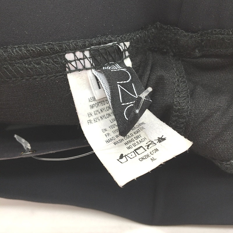 Onzie Warrior Wire Free Black Compression Padded Bra Ladies Size M/L NEW