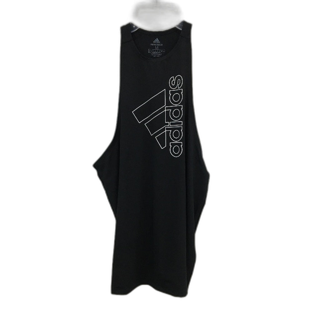 Adidas Badge Of Sport Tech Black Training Tank Top Ladies Size Medium NEW