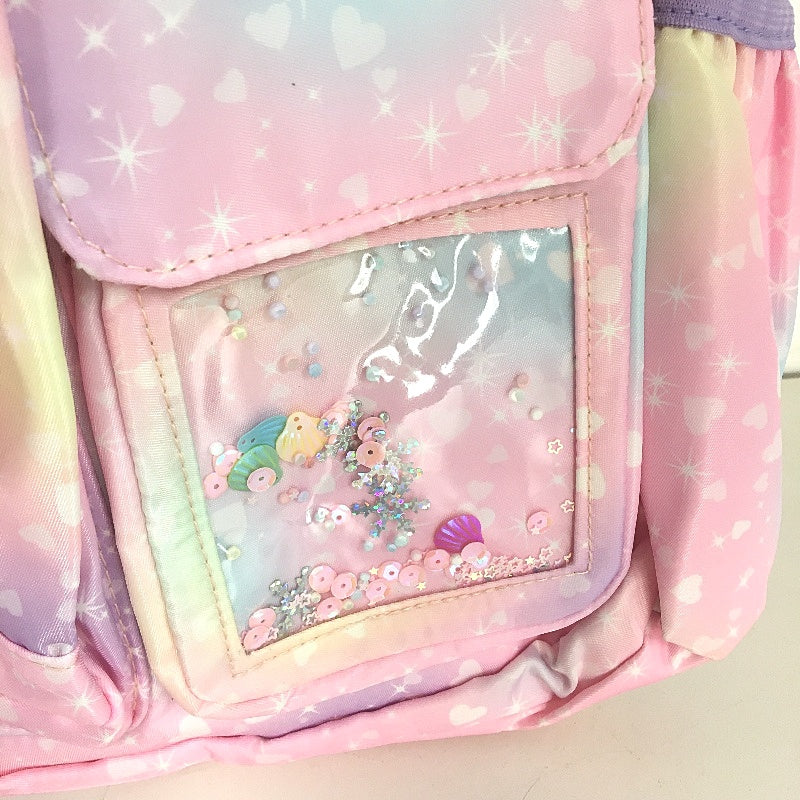 Kids School Bag Large Capacity Lightweight Multifunctional Backpack Pink NEW