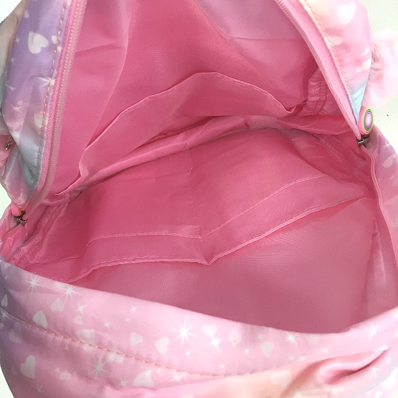 Kids School Bag Large Capacity Lightweight Multifunctional Backpack Pink NEW