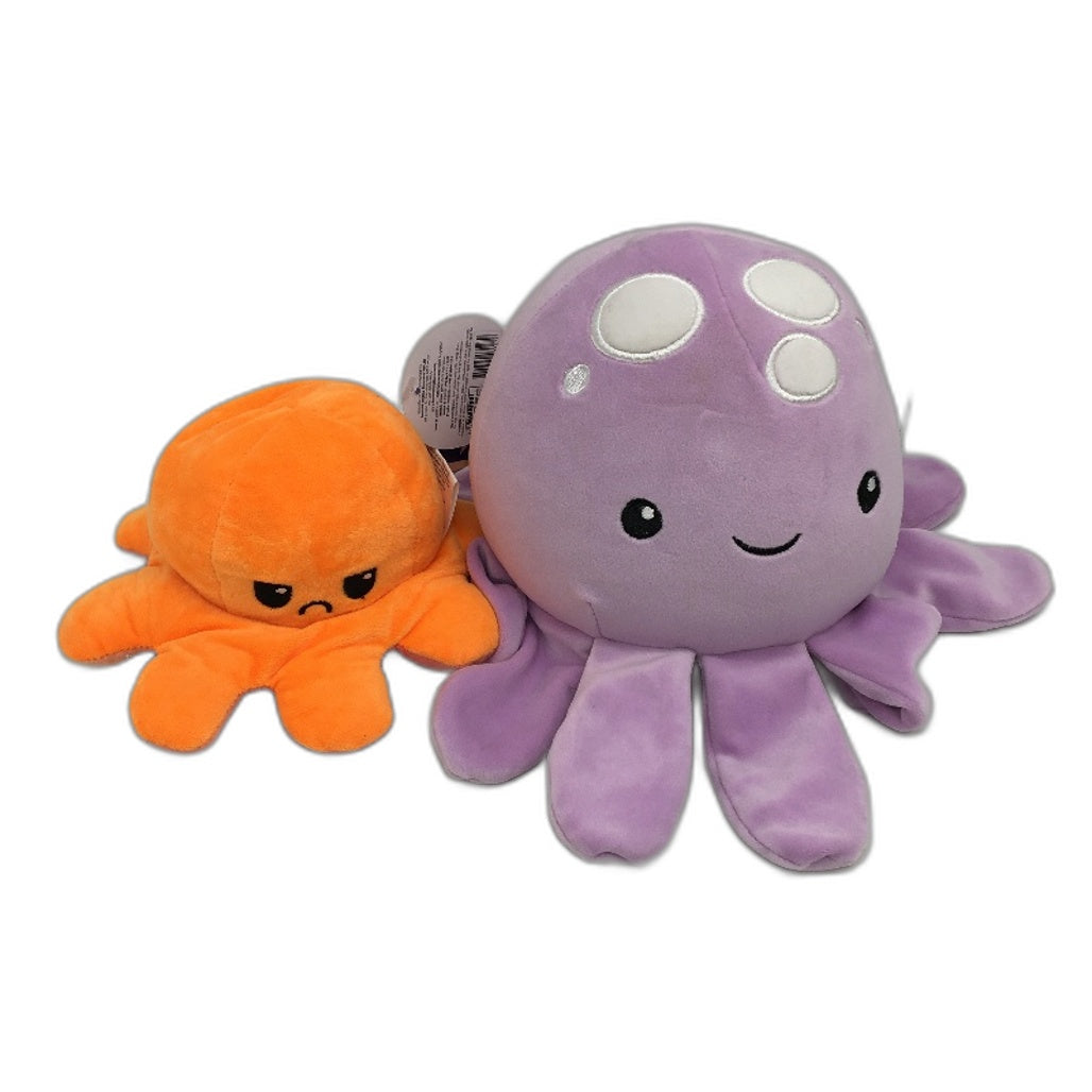 Octopus 2 Pack Kids Toys Bundle Soft Plush & Reversible Palm Pal Age 3Y+ NEW