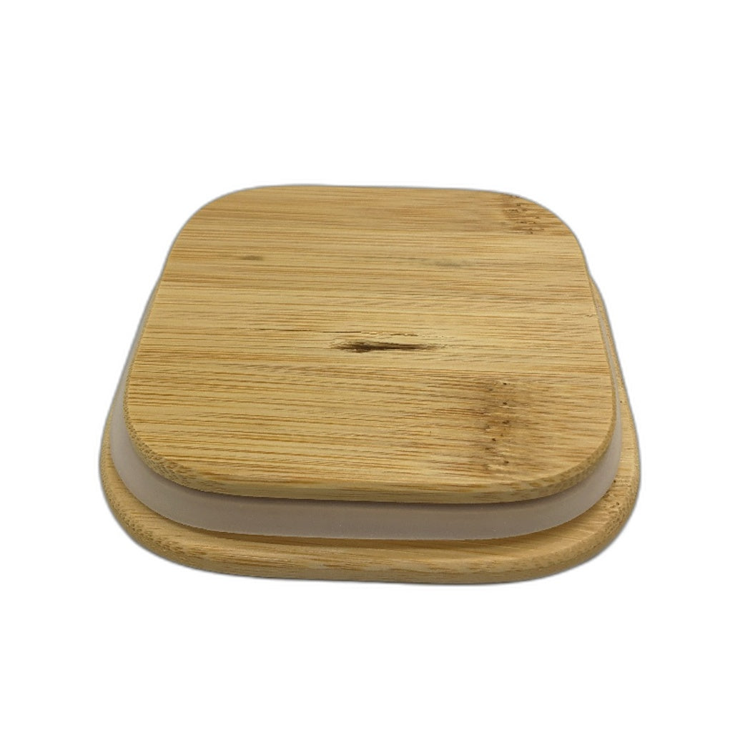 COMSAF 3 Pack Glass Spaghetti Pasta Storage Jar Containers With Bamboo Lids NEW