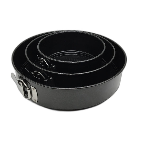 RFAQK 3PCS Cake Tins Springform Nonstick Leakproof With Parchment Paper NEW