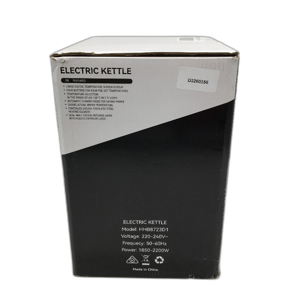 Stainless Steel 1.7L Electric Water Kettle Temperature Control Auto Shut Off NEW