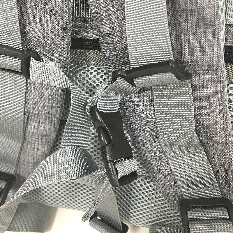 Tzowla 40L Travel Carry On Backpack Expandable With Anti Theft Lock Grey NEW