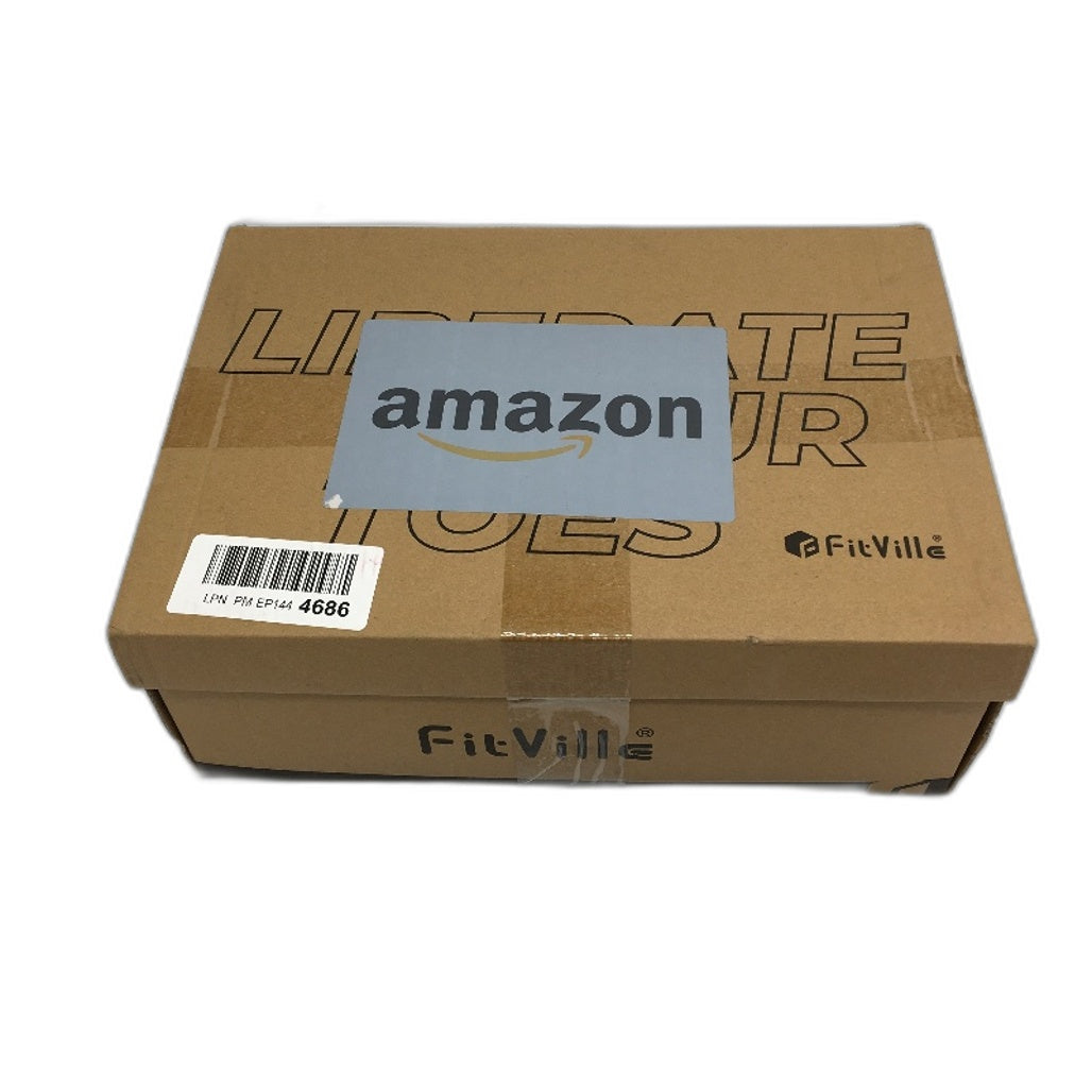 FitVille Wide Toe Breathable Tennis Sports Shoes Arch Support Mens Size US11 NEW