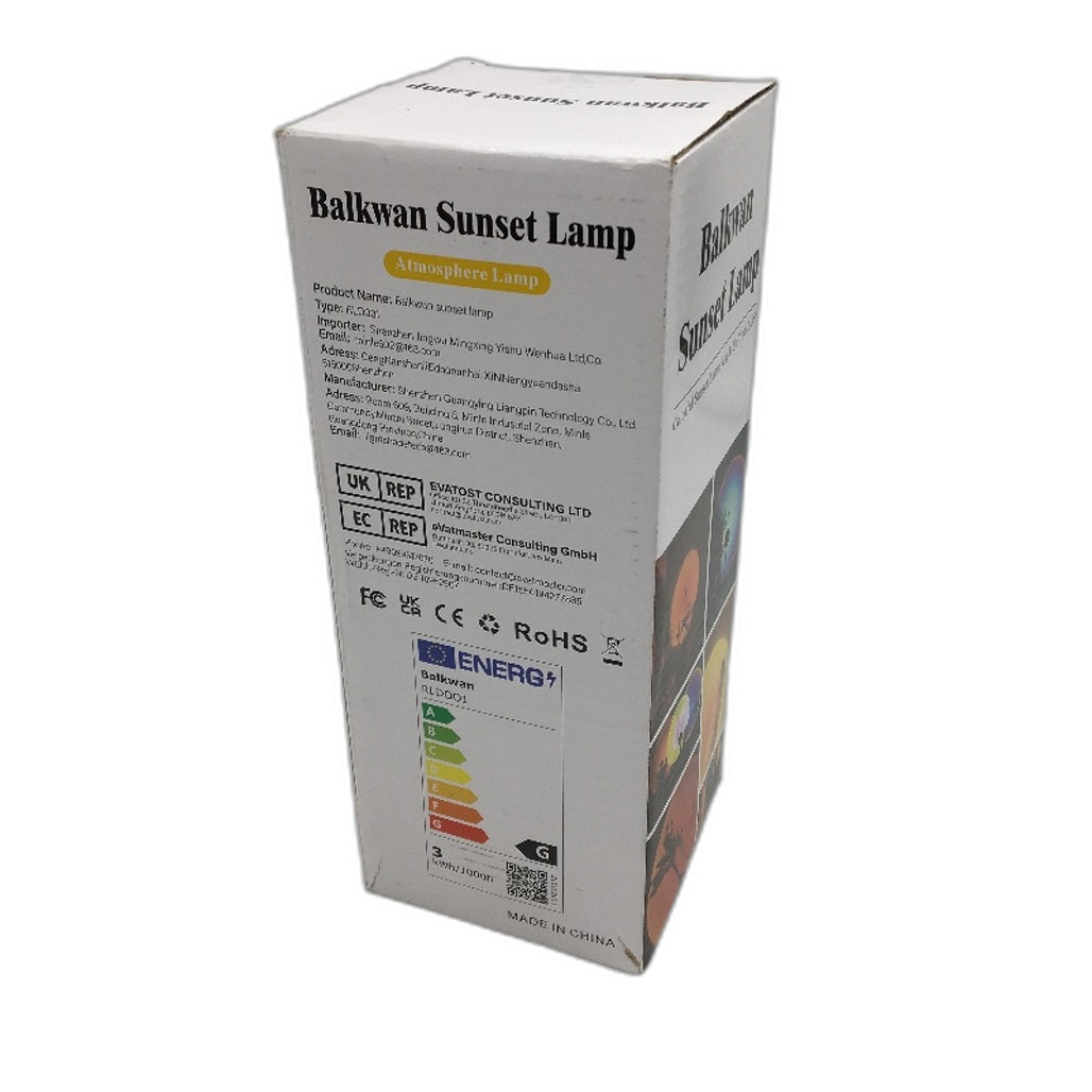 Balkwan Sunset Projector Lamp LED Mood Lighting Bedroom Decor Atmosphere NEW