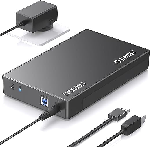 ORICO 3588US3 External Hard Drive Enclosure 3.5 Inch USB 3.0 Tool Free NEW