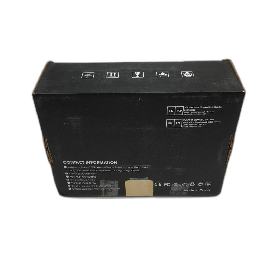 Douk Audio VU3 Dual Analog VU Meter 2 Way Amplifier Speaker Audio Switcher NEW