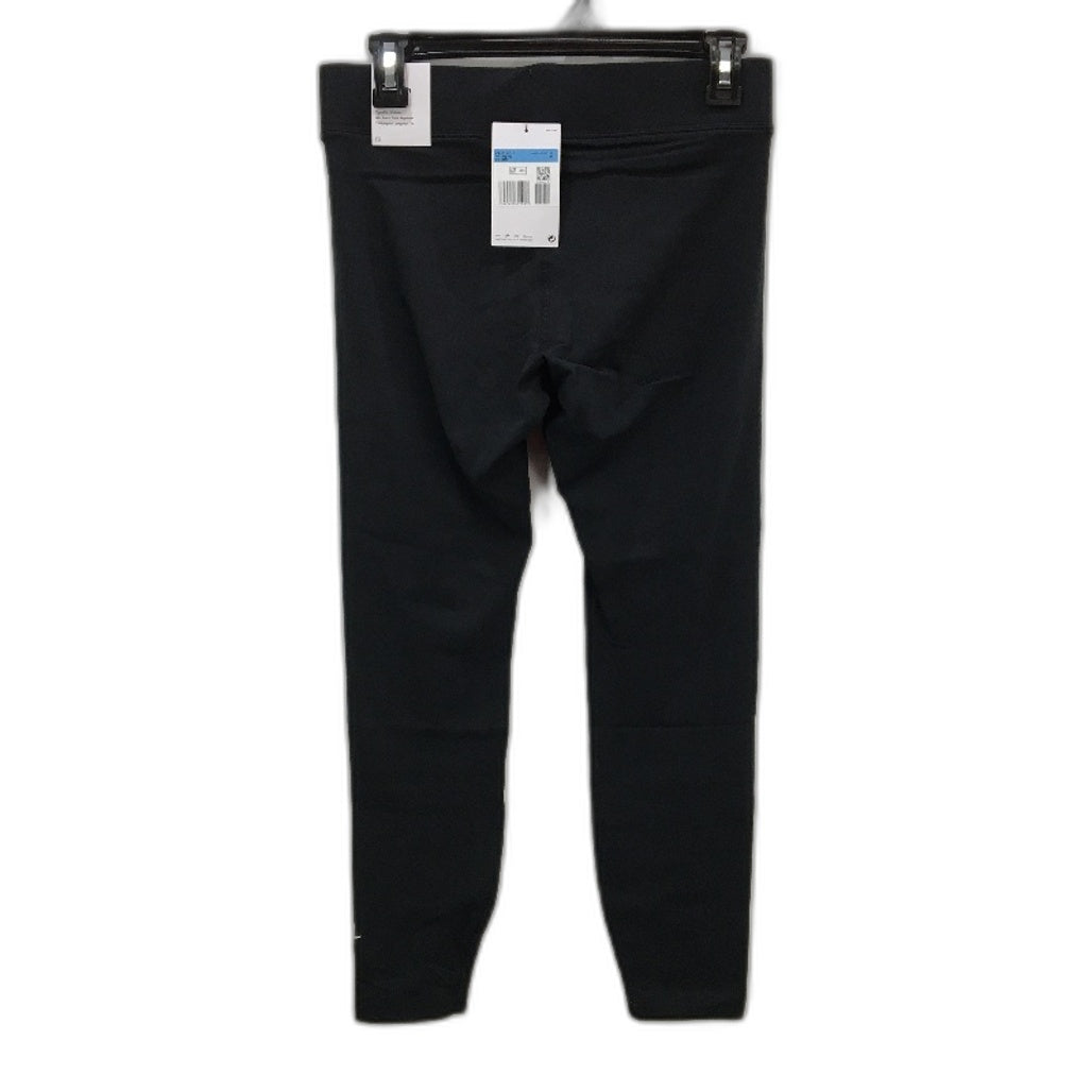 Nike 7/8 Tight Fit Mid Stretch Cotton Black Leggings Ladies Size Medium NEW
