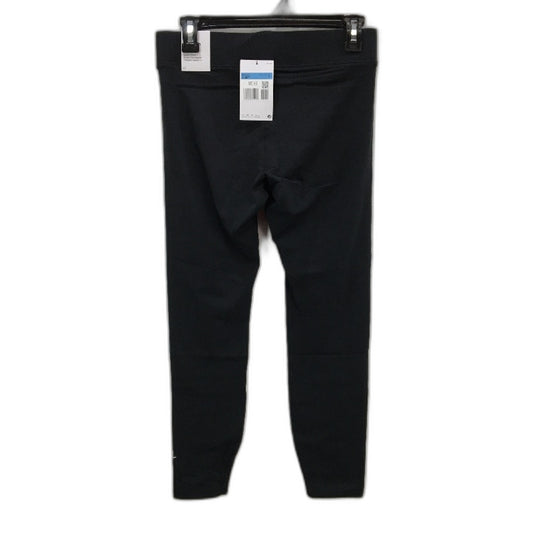 Nike 7/8 Tight Fit Mid Stretch Cotton Black Leggings Ladies Size Medium NEW