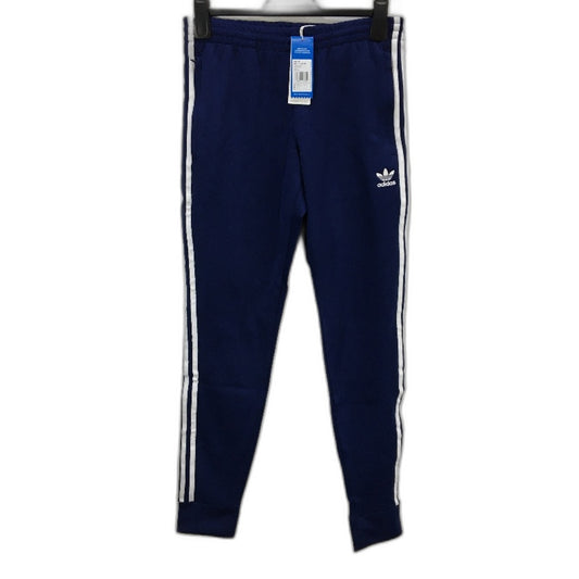 Adidas Primeblue Slim Fit Standard Tapered Leg Navy Trackpant Mens Sz Small NEW