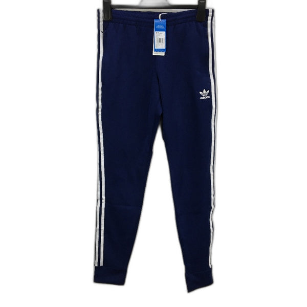 Adidas Primeblue Slim Fit Standard Tapered Leg Navy Trackpant Mens Sz Small NEW