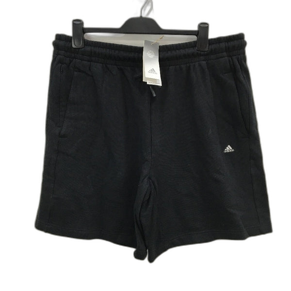 Adidas Comfy and Chill French Terry Pocketed Black Shorts Mens Size 2XL NEW