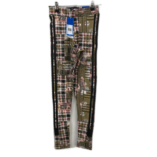 Adidas HER Studio London Check Cropped Mid Rise Tights Ladies Size UK 6 NEW