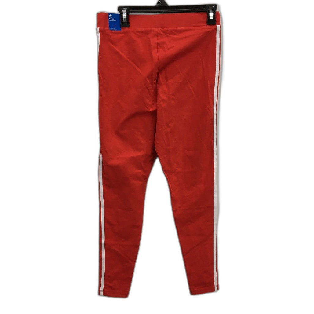 Adidas Originals Adicolor 3 Stripes Red Cotton Tights Ladies Size UK 16 NEW