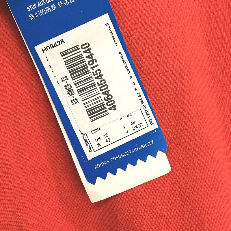 Adidas Originals Adicolor 3 Stripes Red Cotton Tights Ladies Size UK 16 NEW