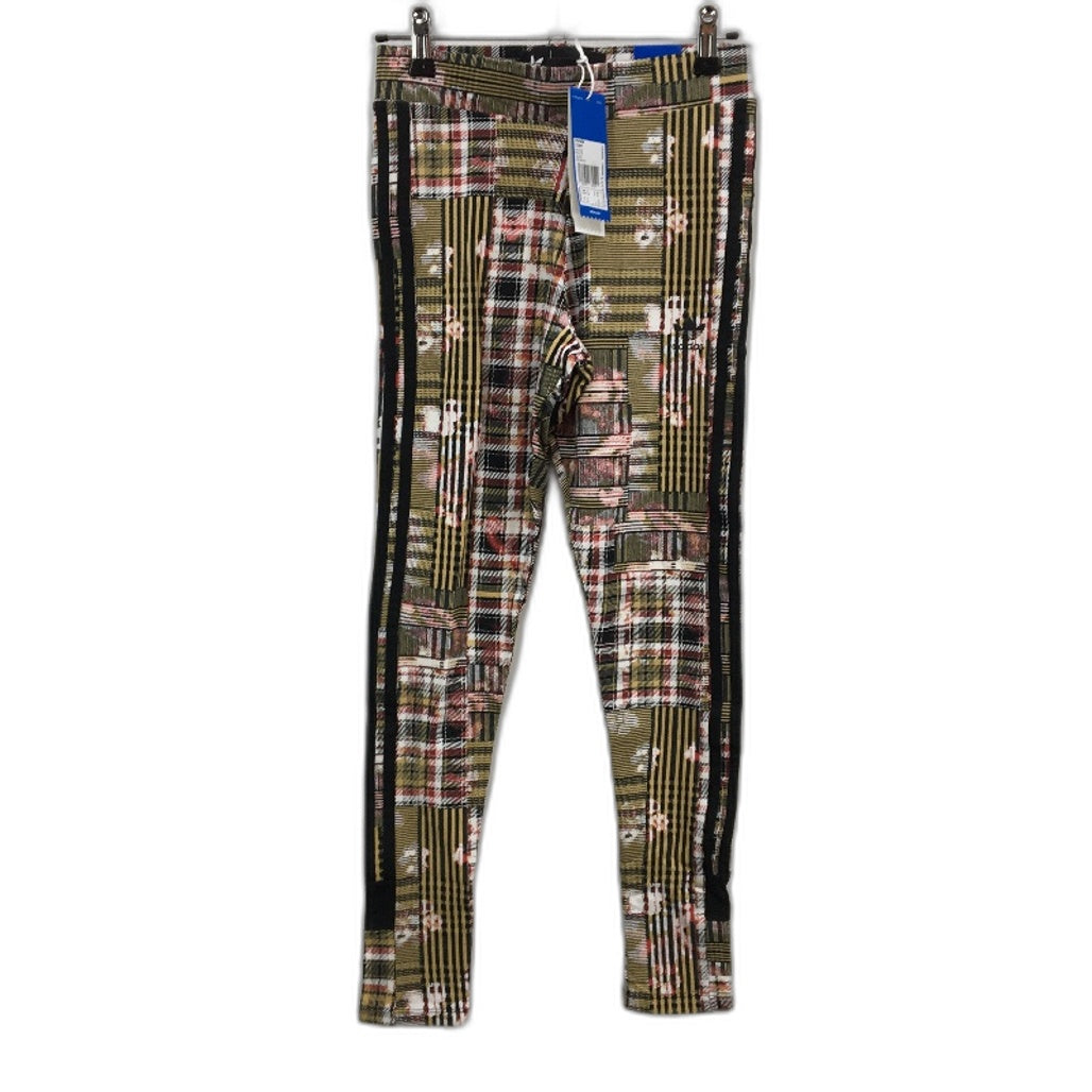 Adidas HER Studio London Check Cropped Mid Rise Tights Ladies Size UK 10 NEW